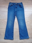 DENIM SUPER JEANSOWE SPODNIE FLARE 10-11 LAT 146