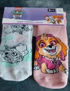 Zestaw 2 par skarpetek paw psi patrol termiczne antypoślizgowe 