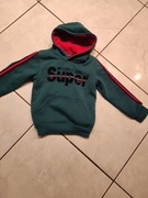 ciepła bluza polarowa z kapturem kangurka  polar 