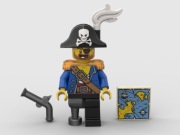 LEGO 31109 Pirat kapitan pi185, 10320, 40597 nowy