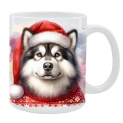 KUBEK Z PSEM Alaskan malamute  - IDEALNY PREZENT, PERSONALIZACJA,24H WYS