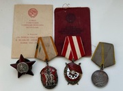 Zestaw medali dla Nechvay A.M. 