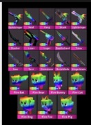 Chroma set 22 itemy! Roblox murder mystery 2.