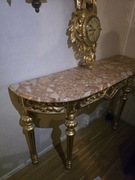 Stolik z blatem marmurowym