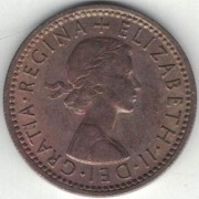 Wielka Brytania 6 pence pensów 1955 - 19,3 mm - nr 2 patyna