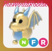 Roblox Adopt Me Golden Dragon NFR