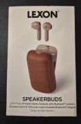 Lexon Speakerbuds 2w1 – Słuchawki TWS + Głośnik BT – Design Alain Berteau