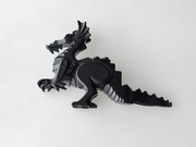 Lego elementy smoka 6129c02 czarny Dragon. Castle lata 90