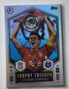 Match Attax 2024/25 Trophy Triumph STEVEN GERRARD nr.434 ( Liverpool )