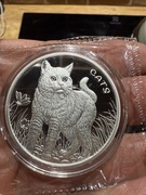 Fiji Cats 2021 1 oz Silver, pierwsza moneta z serii
