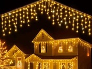 Lampki Świąteczne - Sopelki Zewnętrzne - 23 metry - 400 diod led