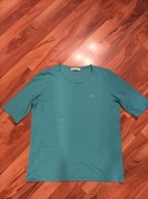 Śliczna koszulka LACOSTE 42 Morska