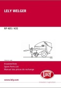 Katalog części Prasy Welger RP 405, 435