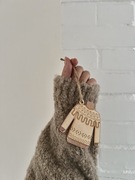 Drewniane Ozdoby Choinkowe – Zestaw 15 Sztuk z Jutowym Sznurkiem