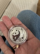 Chińska Panda 2002, 1oz Ag