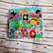Duża książeczka na rzepy Toca Boca Life, Avatar World - FRIENDS.