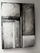 Obraz strukturalny abstrakcja płótno 75x55