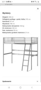 Łóżko piętrowe rama łóżka na antresoli IKEA