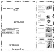 John Deere 310E Backhoe Repair Manual Instrukcja serwisowa naprawcza