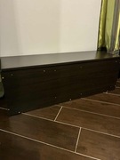 Skrzynia kufer szafka komoda ława do przechowywania, ciemny brąz