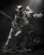 Rycerz Konny Dareois Dark Fantasy 40cm 1/6 Ręcznie Malowana Z1