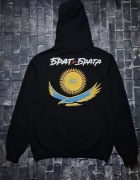 BRAT ZA BRATA BLUZA MĘSKA Z KAPTUREM HOODIE LOGO STREETWEAR