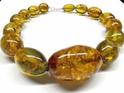 Korale bursztynowe naszyjnik naturalny piękny bursztyn 
