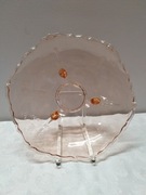 Szklana miska rozalinowa 