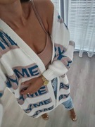 By Me kardigan - FLUFFY morski one size