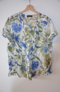 kwiatowa koszula z jedwabiem r. 42/44 Silk
