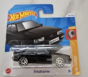 hot wheels 87 audi quattro black