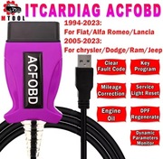ITCARDIAG ACFOBD skaner OBD2 Fiat/Alfa Romeo/Lancia/Chrysler/Dodge/Ram/Jeep