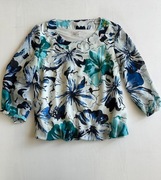 Bluzka koszulowa L/40 elegancka rekaw 3/4 #1819