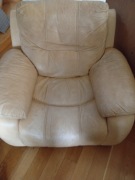 Wygodny fotel  skóra 