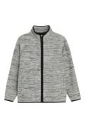 Cool Club, Bluza chłopięca, rozpinana, polarowa, szara melanż 170