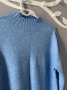 Sukienka półgolf błękitna damska 42/44 