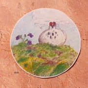 Urocza naklejka pan pardwuś