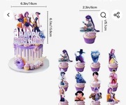 Ozdoba do tortu i do babeczek K-popowe Łowczynie Demonów 