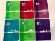 Zeszyt OXFORD A5/60k kratka, okładka laminowana przedmiotowy