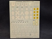Kalkomania Trasfer sheet - Space Marines Utramarines Vehicle - 2