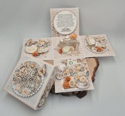 ExplodingBox prezent kartka kobieta Emerytura kwiaty 