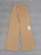 Beżowe spodnie wide leg Asos S/M (39)