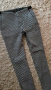 Aggi 34 spodnie eleganckie materiałowe w pepitkę