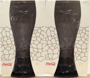 Coca cola. Szklanki z promocji w Mc'Donalds 2013. Kartonik.