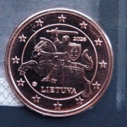 LITWA  2026 5 CENTÓW UNC !!!!!!!!!!