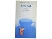 Let's talk a book for teachers Aleksandra Gołębiowska