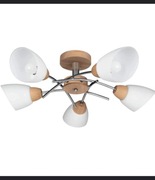 Lampa sufitowa Violetta białe klosze