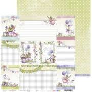 Arkusz papieru SPRING BUSTLING #6 30,5x30,5 Craft O'Clock.