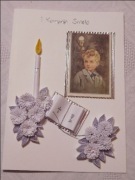 Kartka, Pamiątka Komunia Święta 