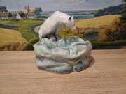 Patera z niedźwiedziem DITMAR URBACH Niedźwiedź polarny Czechoslovakia